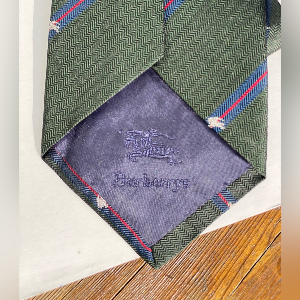 Mens Burberry’s Vintage Prorsum Silk Tie👔PRISTINE Condition🔥Gucci Colors🔥RARE - Picture 11 of 12